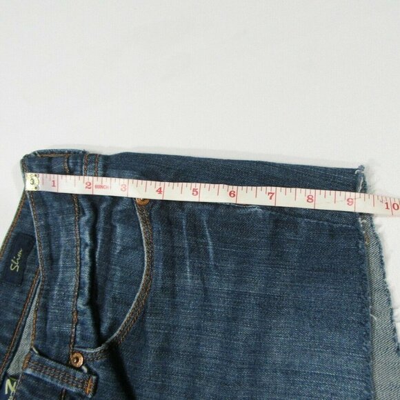 Seven7 Premium Denim Blue Jean Cut Off Shorts - Picture 8 of 9